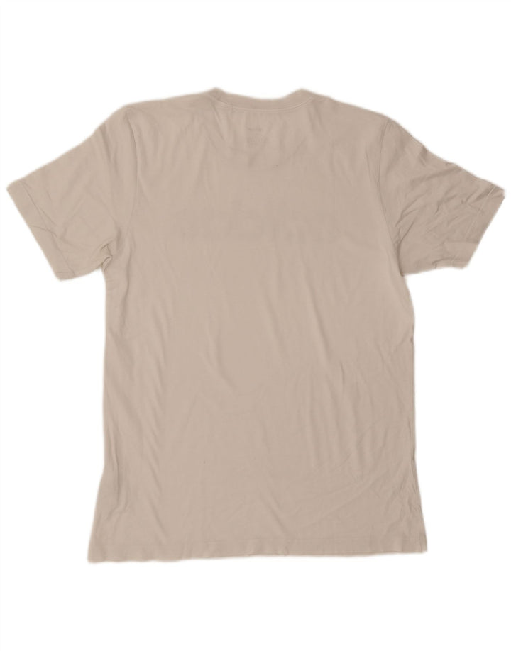 Adidas Mens Graphic T-Shirt Top Médio Algodão Branco