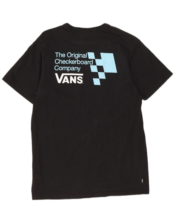 Camiseta masculina VANS Classic Fit Graphic Top Médio Algodão Preto