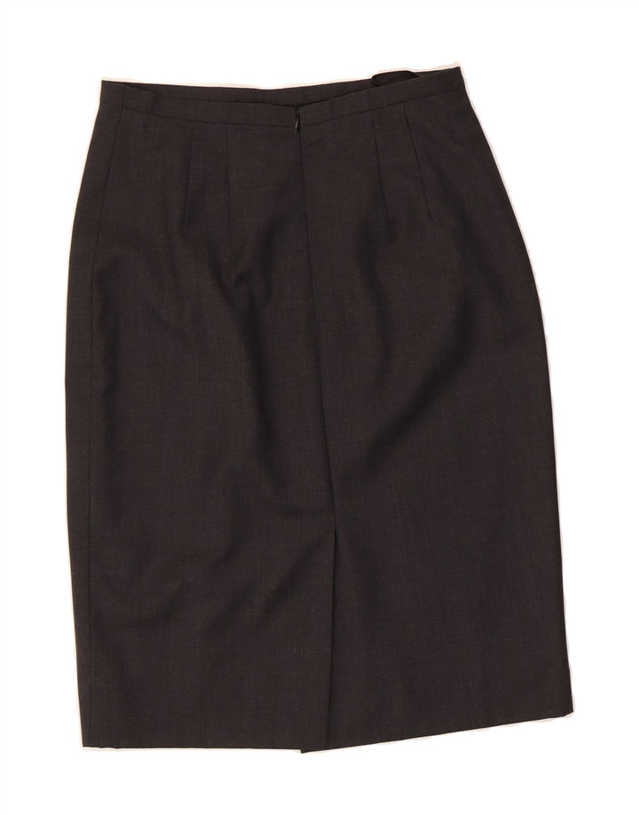 VINTAGE Womens Pencil Skirt W28 Medium Black Vintage Vintage and Second-Hand Vintage from Messina Hembry 