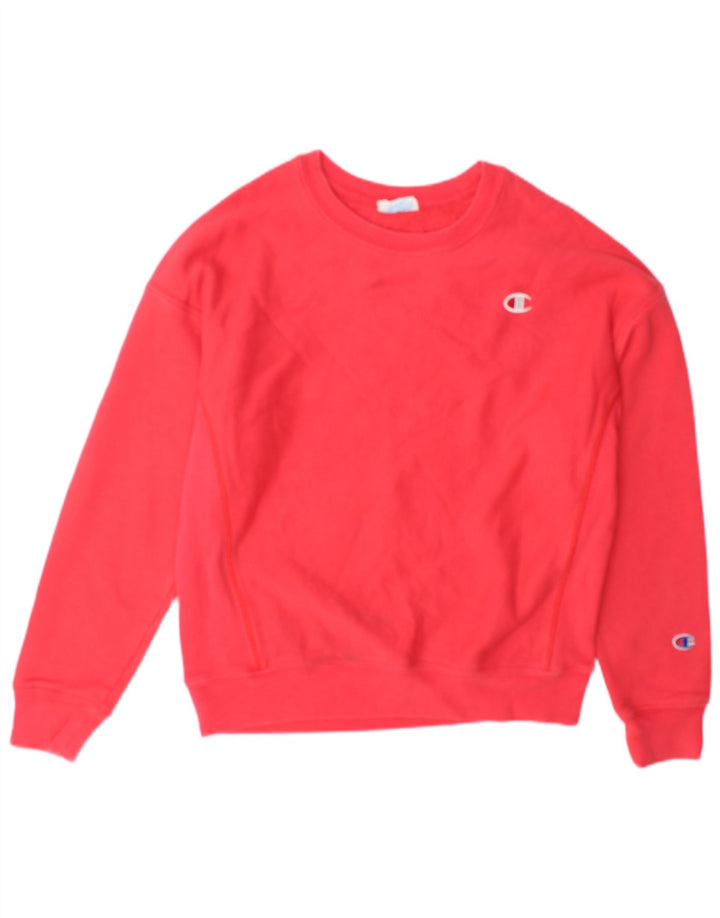 Champion moletom masculino jumper médio rosa