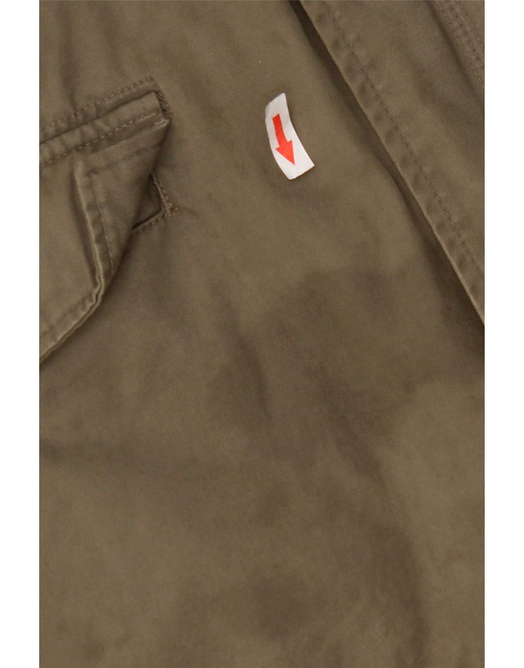 Jaqueta utilitária feminina Marks & Spencer UK 44 2XL algodão cáqui