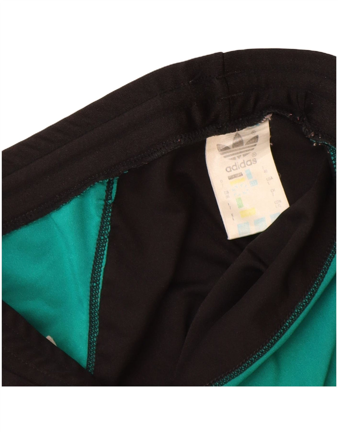 ADIDAS Mens Sport Shorts Grande Preto Colourblock Poliamida