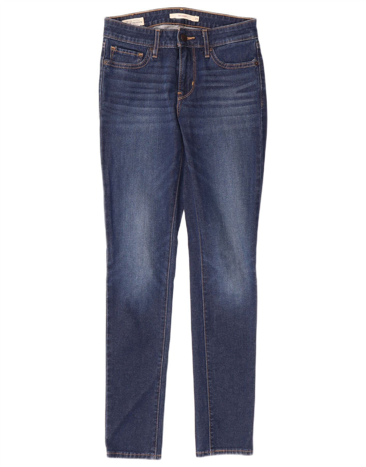 Calça jeans feminina LEVI'S 711 skinny W25 L28 azul algodão