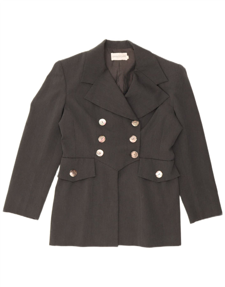Jaqueta blazer feminina Sportstaff com peito duplo IT 48 XL cinza poliamida