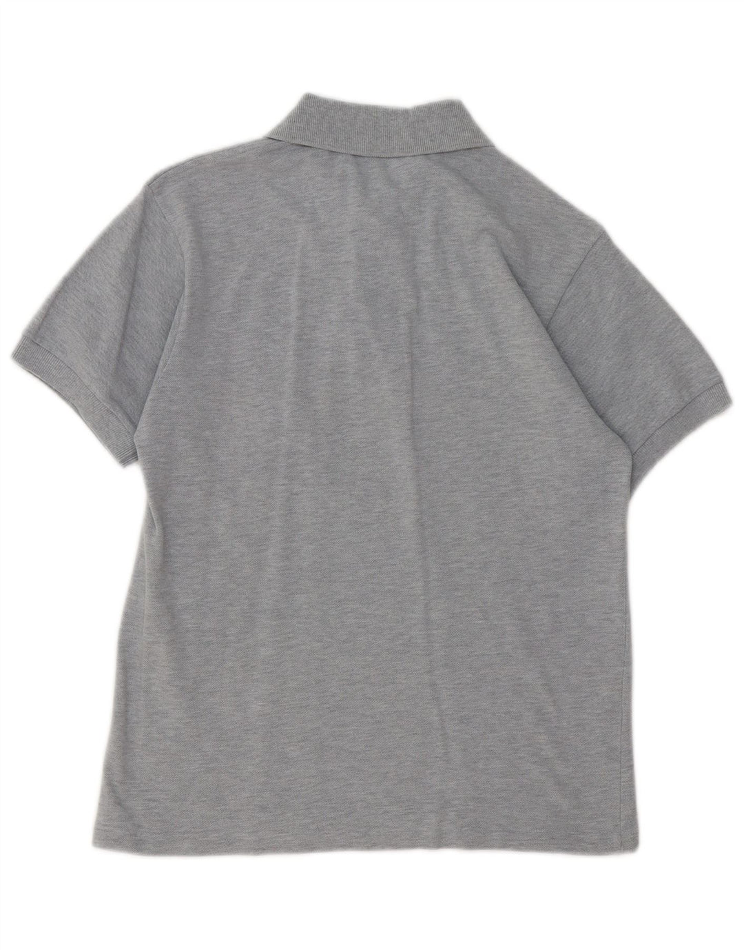 Camisa polo masculina LACOSTE tamanho 2 XS algodão manchado cinza