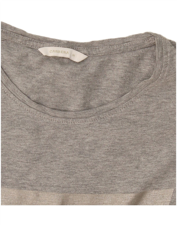 Camiseta feminina gráfica Carrera UK 12 cinza médio