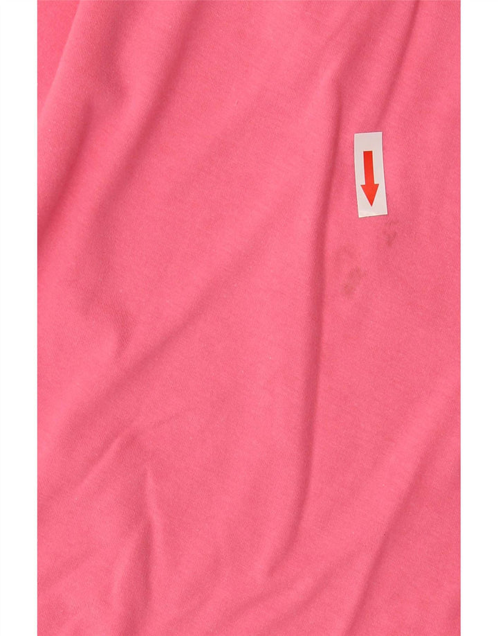 Camiseta feminina Zara Trafaluc Top UK 14 rosa médio