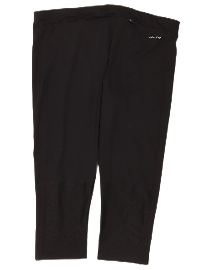 Leggings Nike Dri Fit Capri UK 14 Grande Poliéster Preto