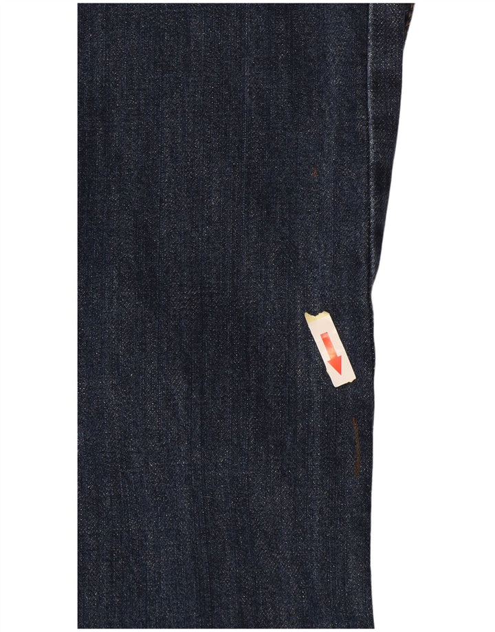 Calça jeans reta masculina Fat Face W34 L30 algodão azul marinho