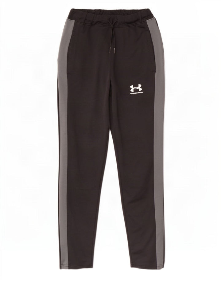 Calça de treino feminina Under Armour UK 4 XS preto colorblock poliéster