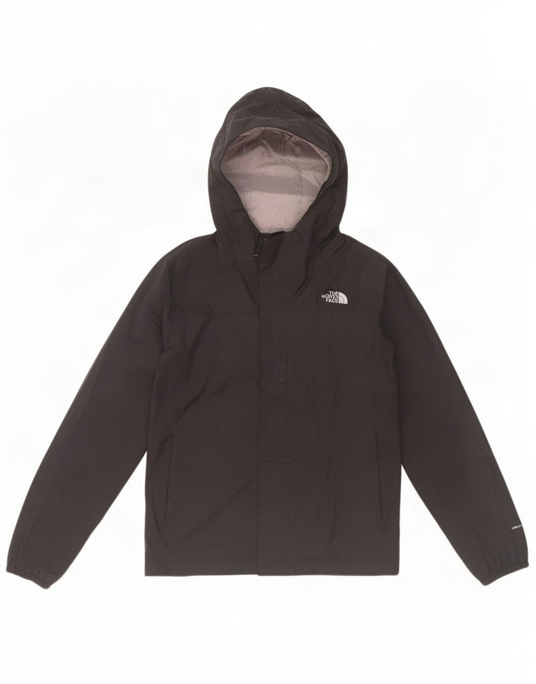 Jaqueta de chuva com capuz The North Face para meninas 9-10 anos médio preto poliéster