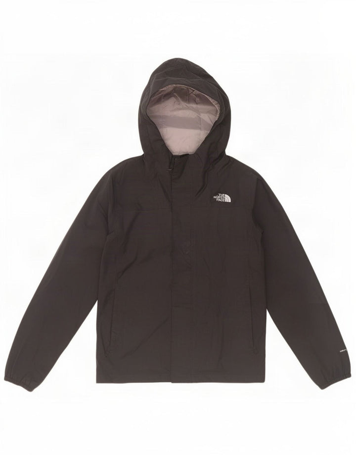 Jaqueta de chuva com capuz The North Face para meninas 9-10 anos médio preto poliéster
