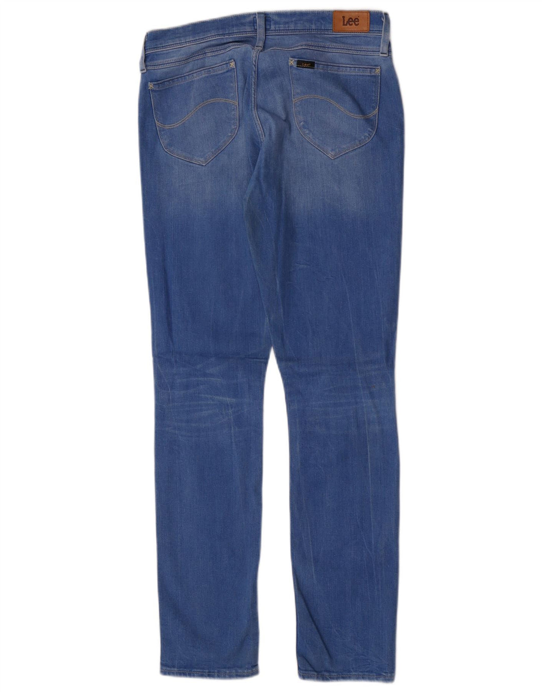 Lee Womens Jade Slim Jeans W31 L31 Azul Algodão