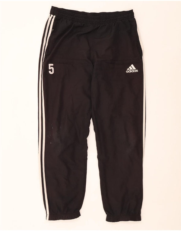 ADIDAS Mens Graphic Tracksuit Calças Joggers Grande Poliéster Preto