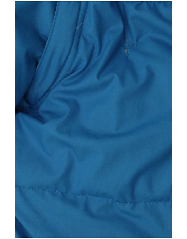 Jaqueta acolchoada VINTAGE meninos 15-16 anos azul poliéster