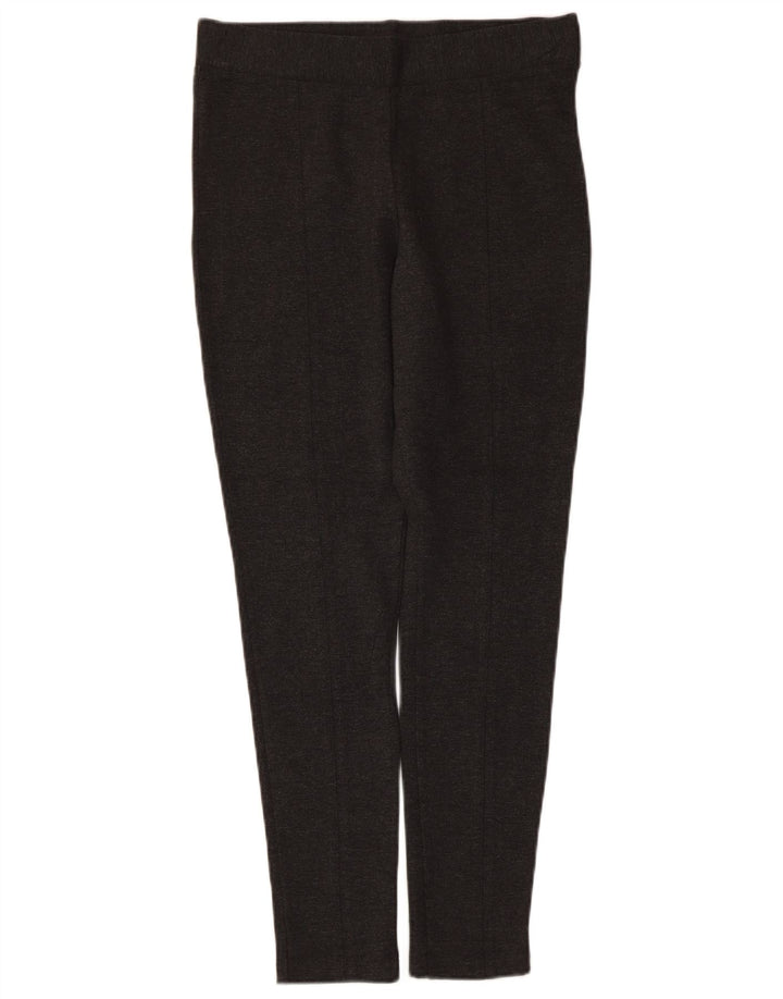 Leggings femininos Marks & Spencer Reino Unido 12 viscose manchada cinza médio