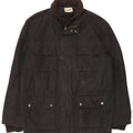 Jaqueta utilitária masculina Wrangler UK 42 XL poliéster preto