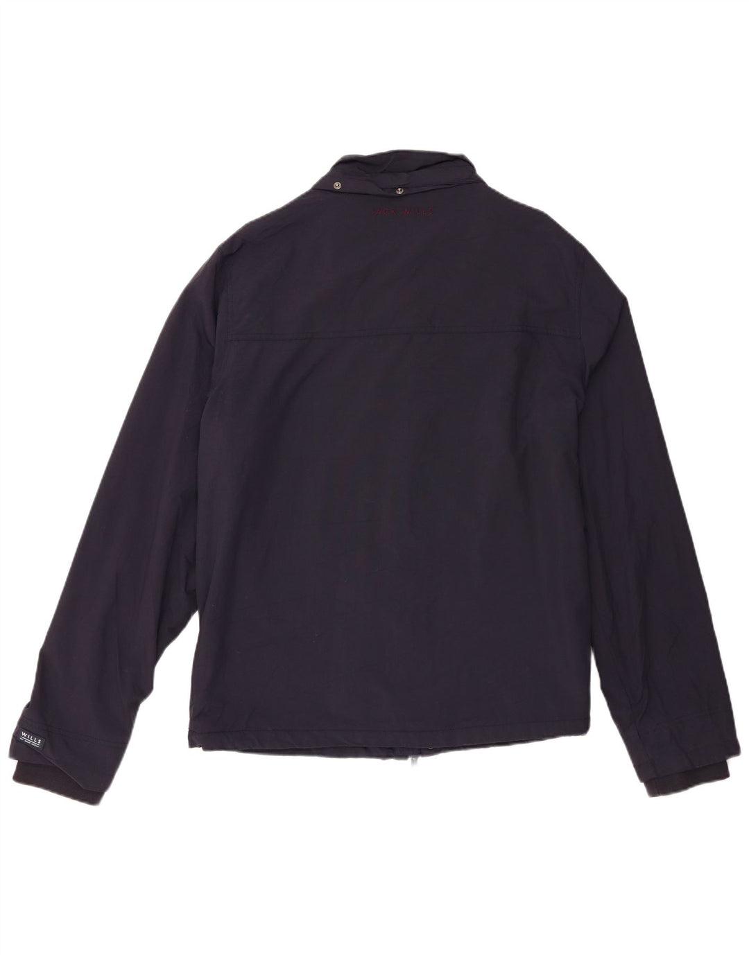 Jaqueta corta-vento masculina Jack Wills Reino Unido 42 XL azul marinho nylon
