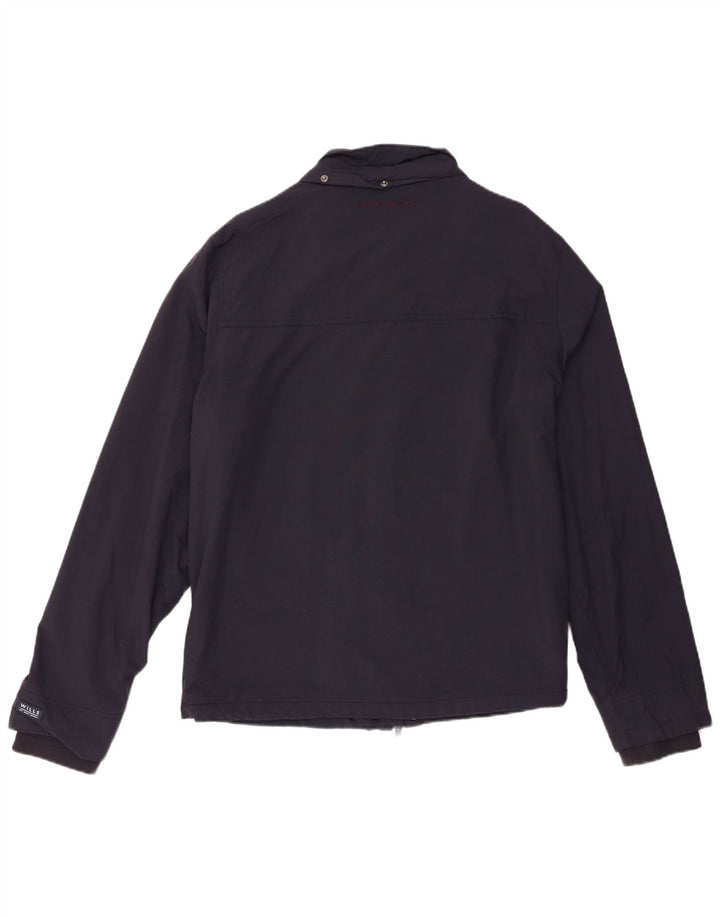 Jaqueta corta-vento masculina Jack Wills Reino Unido 42 XL azul marinho nylon