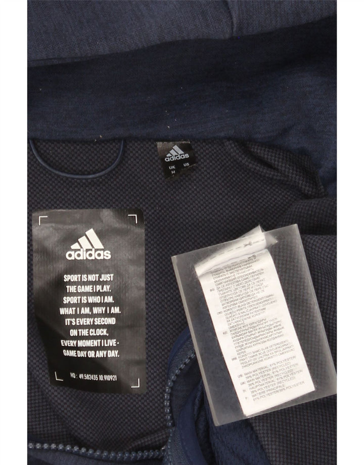 Adidas masculino Arsenal Zip moletom com capuz médio azul marinho poliéster