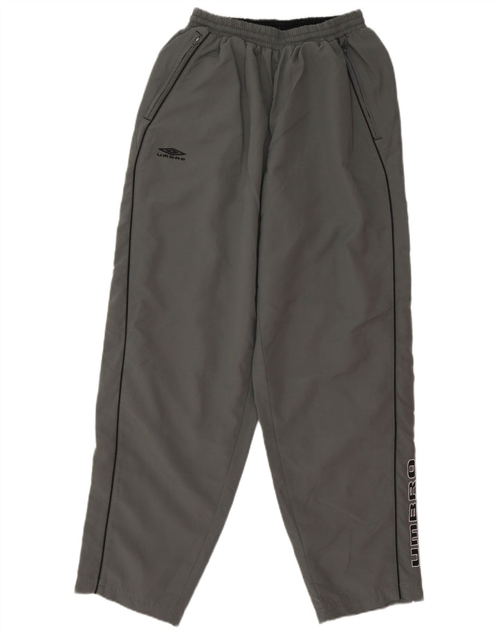 Calça de treino masculina Umbro Graphic cinza médio poliéster