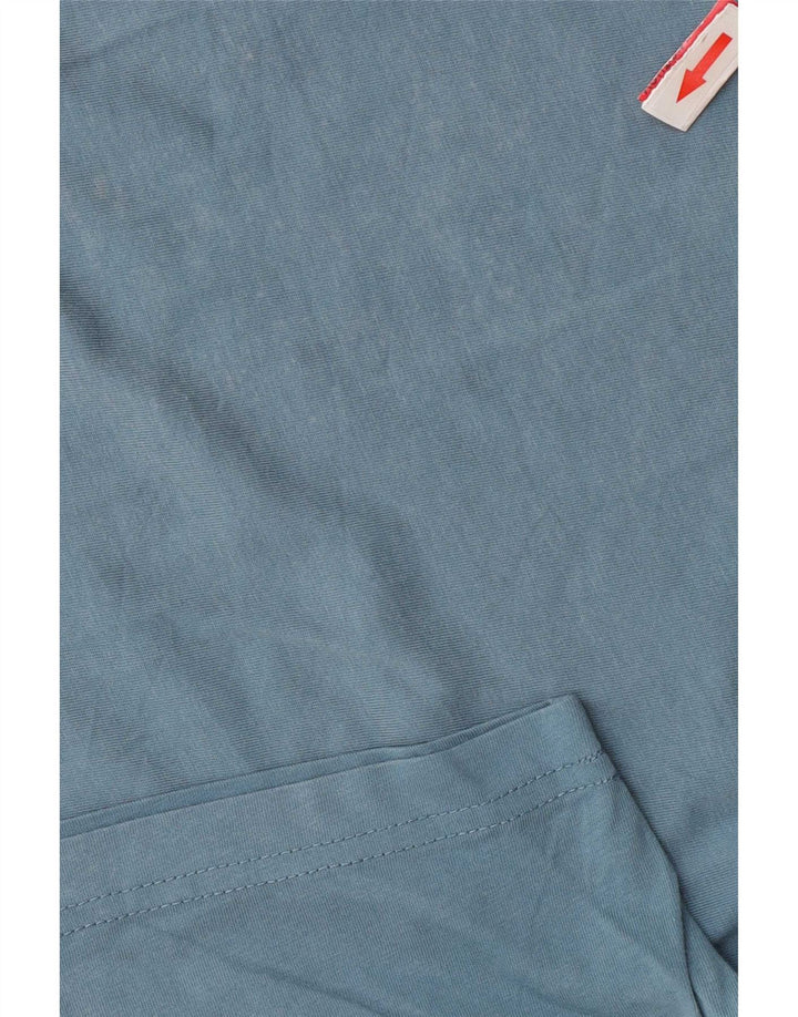 Camiseta masculina Paul Smith com estampa gráfica de algodão azul médio