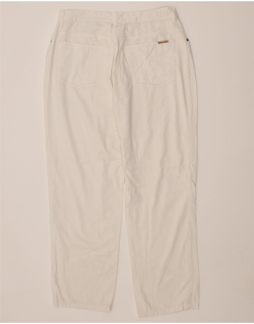 MARLBORO CLASSICS Womens Tapered Casual Trousers W34 L28 White Vintage Marlboro Classics and Second-Hand Marlboro Classics from Messina Hembry 