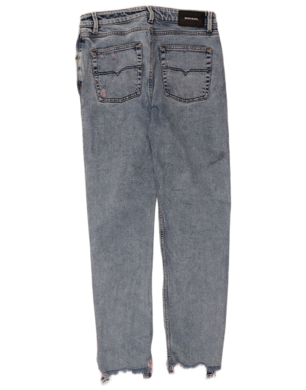 Jeans Slim Feminino Diesel W28 L28 Azul Algodão