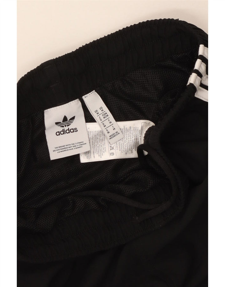 Shorts esportivos masculinos Adidas médio preto poliéster