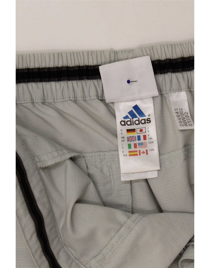 Calça Capri Feminina Adidas W28 L20 Cinza Poliamida