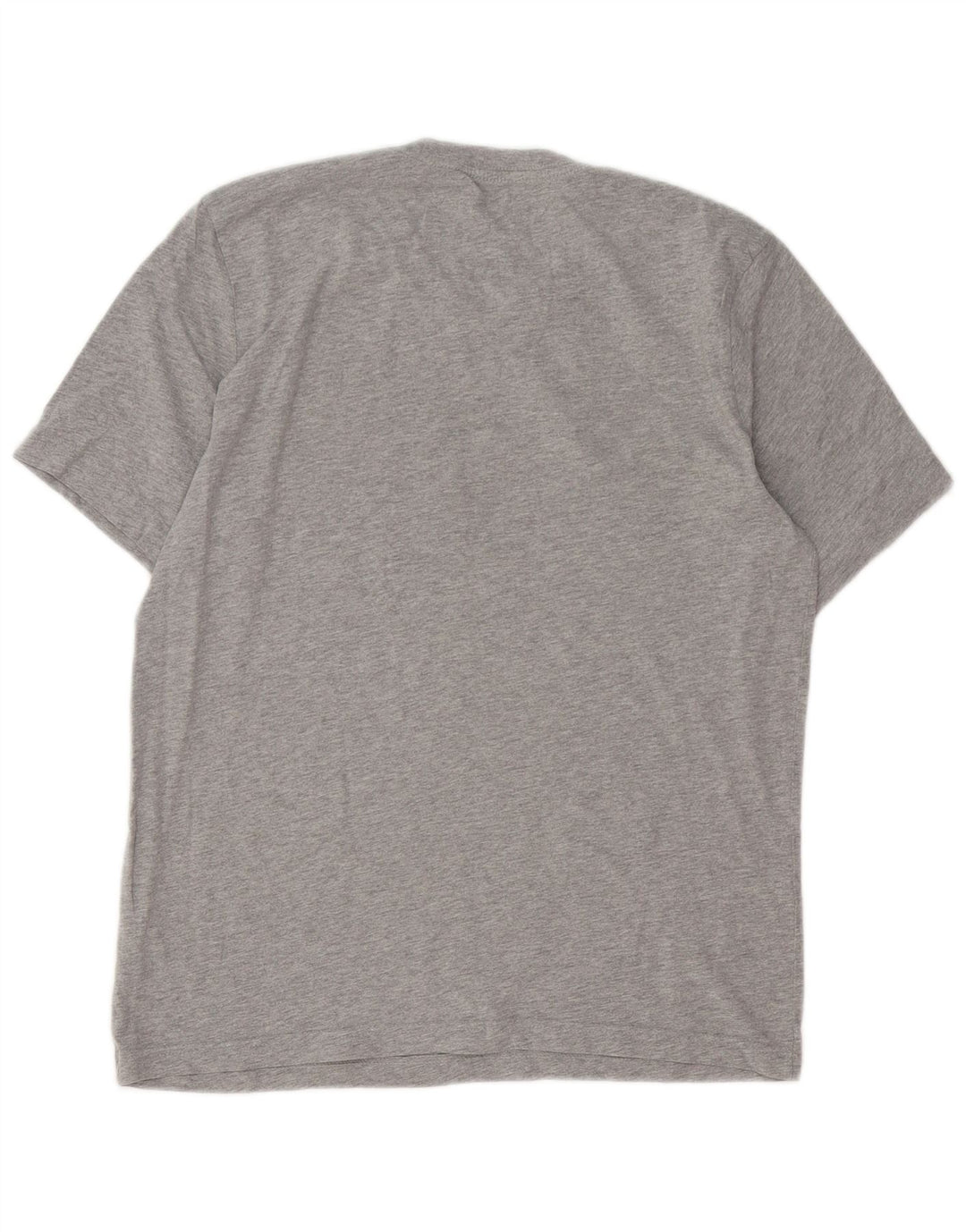 Camiseta masculina ADIDAS Top cinza médio algodão manchado