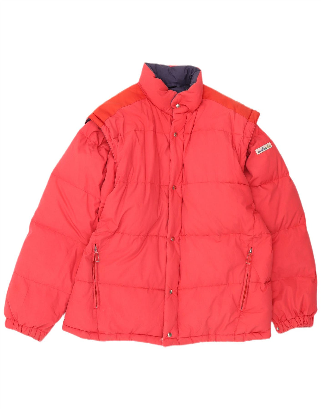 Jaqueta acolchoada masculina VINTAGE UK 38 rosa médio