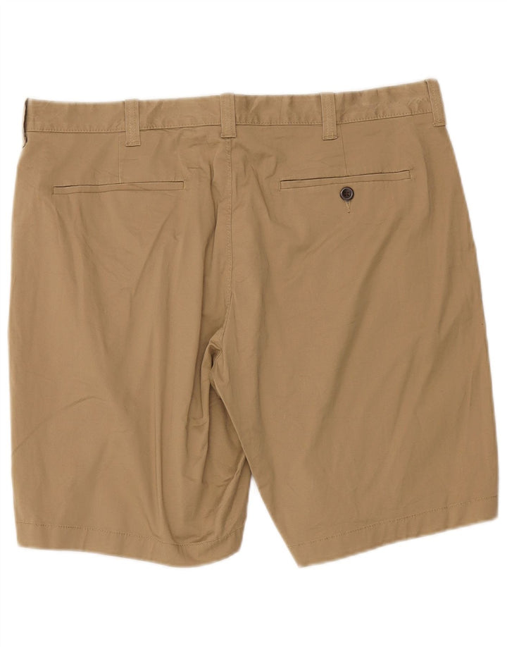 J. CREW Mens Chino Shorts W36 Grande Algodão Bege