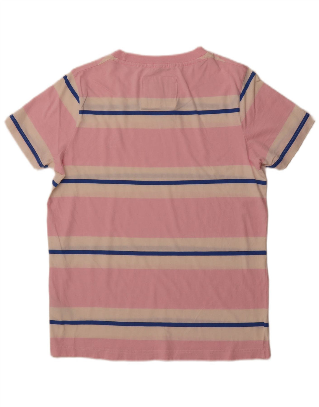 Camiseta masculina Muscle ABERCROMBIE & FITCH Top XL algodão listrado rosa