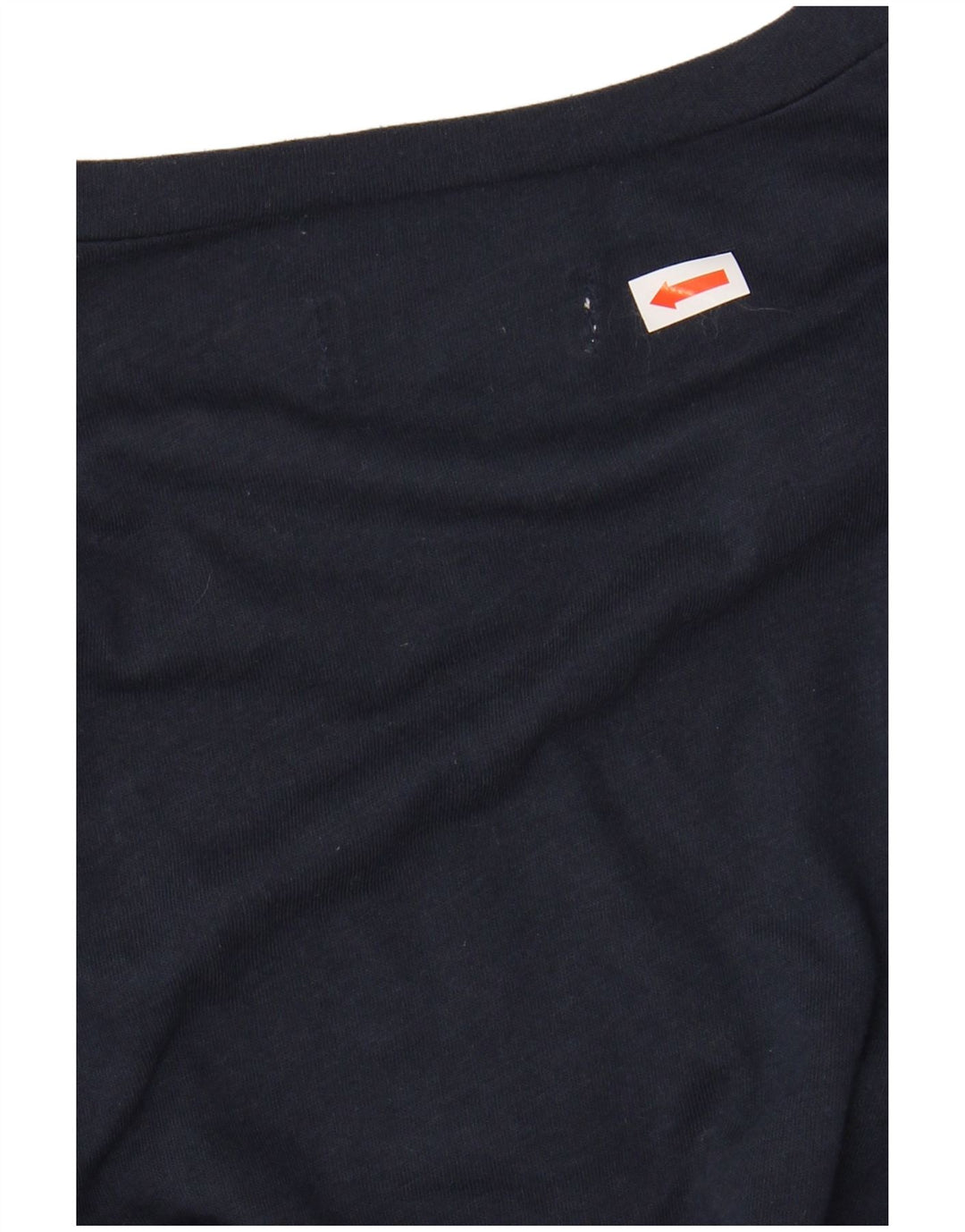 Camiseta feminina HOLLISTER com estampa gráfica UK 6 XS azul marinho algodão