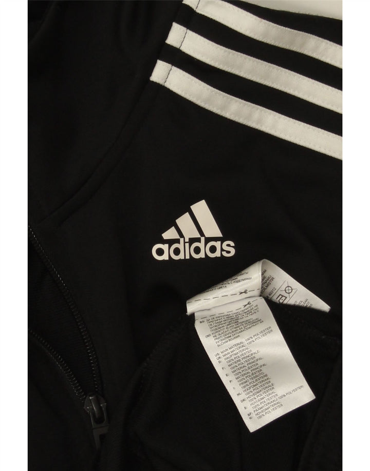 Adidas Mens Treino Top Jaqueta Grande Poliéster Preto