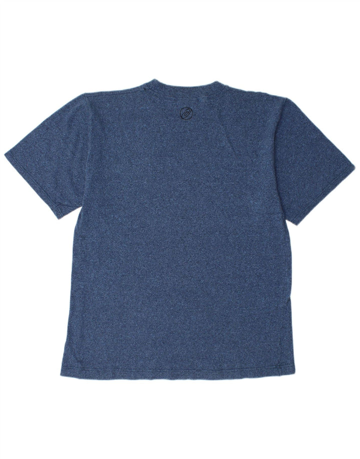 Camiseta masculina Asics Top médio azul manchado