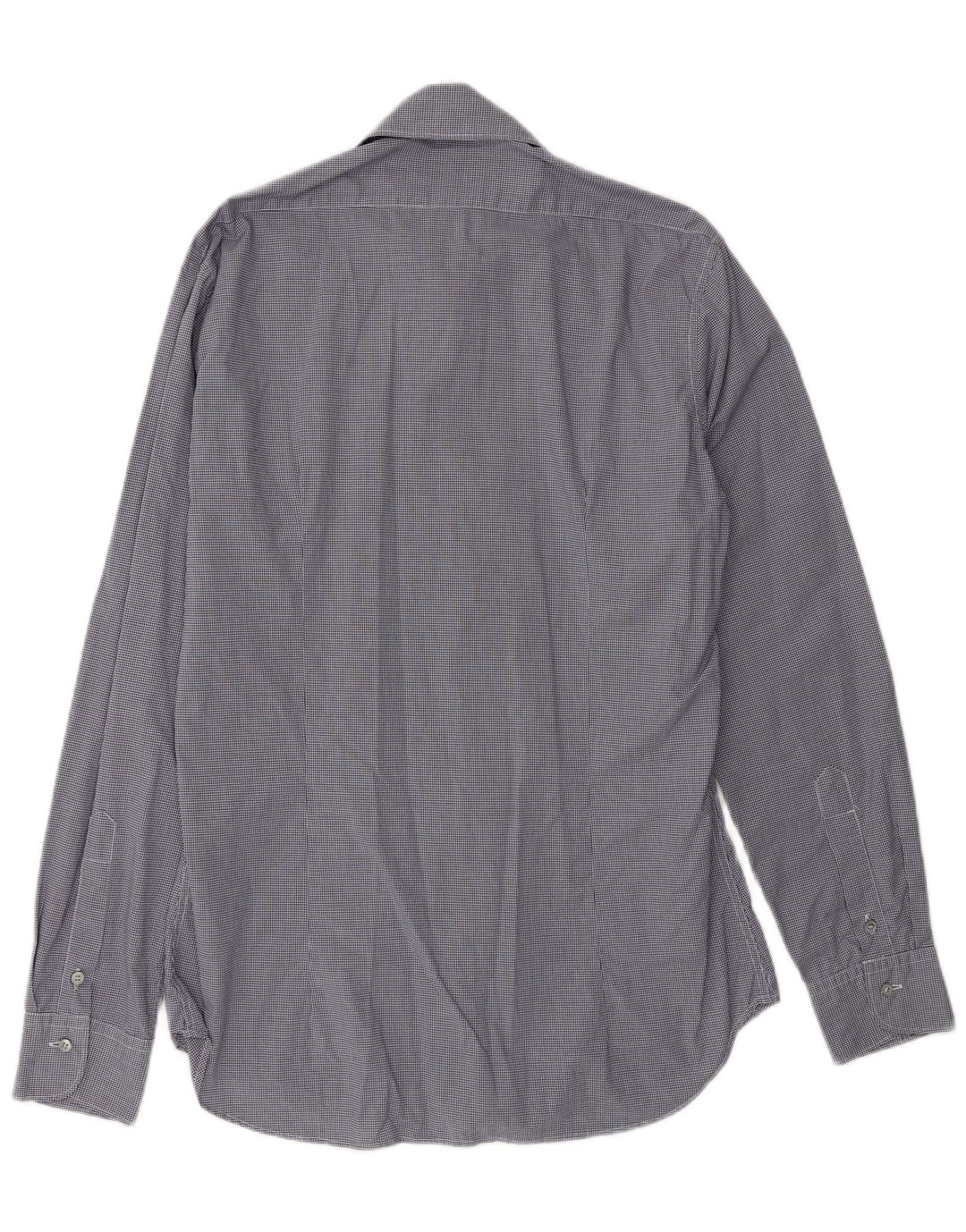 Camisa masculina SIVIGLIA tamanho 40 15 3/4 médio azul marinho guingão