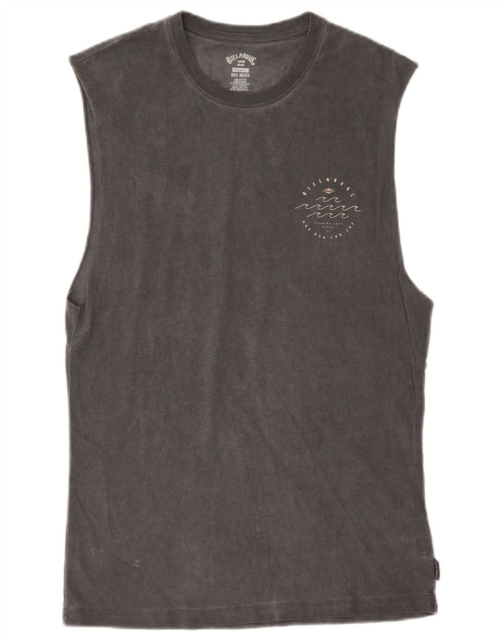 Colete gráfico masculino Billabong XS algodão cinza