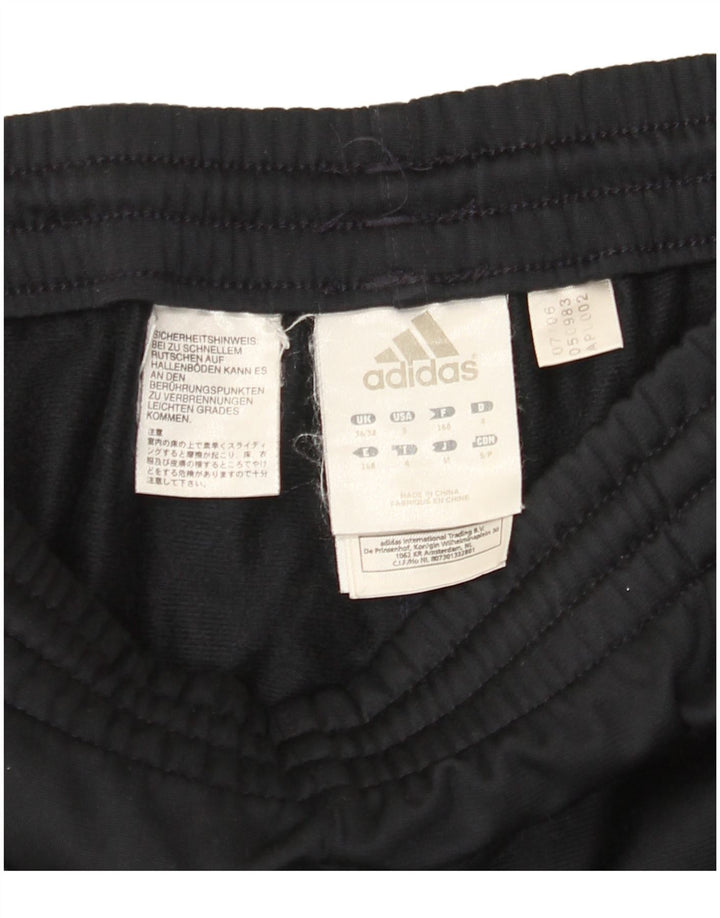 Calça de treino masculina ADIDAS grande poliéster preto