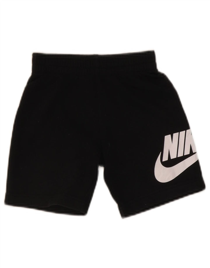 Shorts esportivos gráficos Nike Boys 3-4 anos XS preto