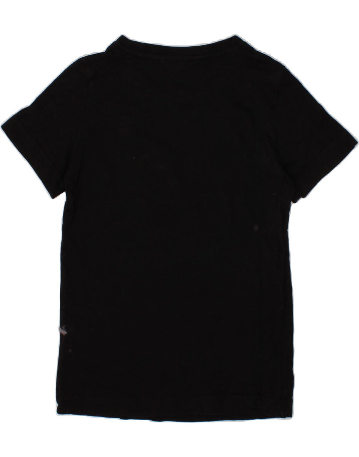 PUMA Boys Graphic T-Shirt Top 5-6 Years Black Cotton Vintage Puma and Second-Hand Puma from Messina Hembry 