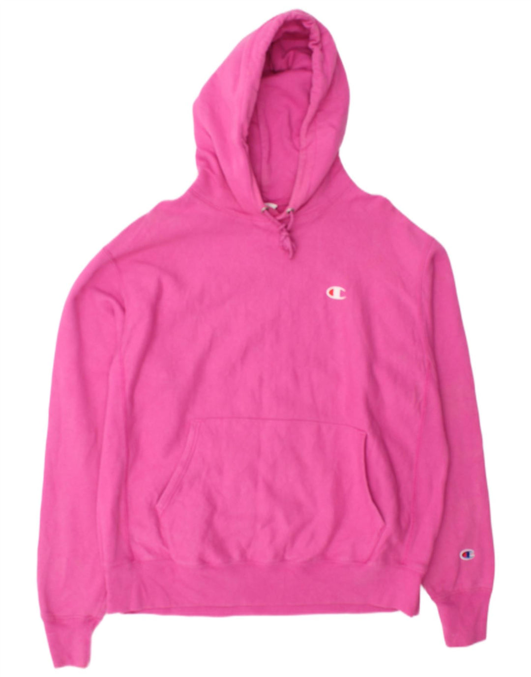 Jumper masculino com capuz Champion grande algodão rosa