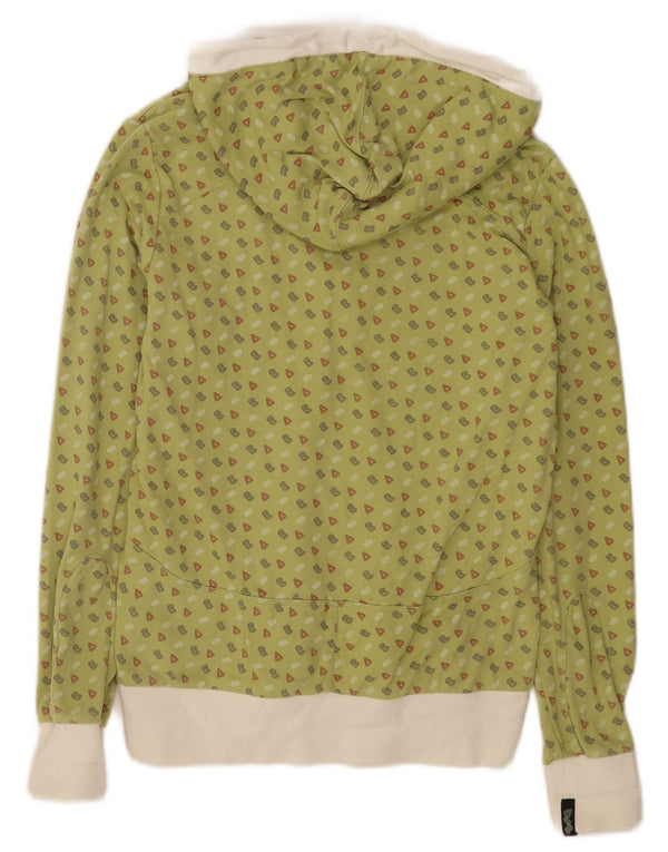 Nike Womens Graphic Hoodie Jumper UK 10/12 Médio Verde Algodão Esportes