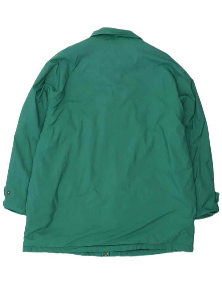 Jaqueta corta-vento feminina Eddie Bauer de grandes dimensões Reino Unido 18 XL verde nylon