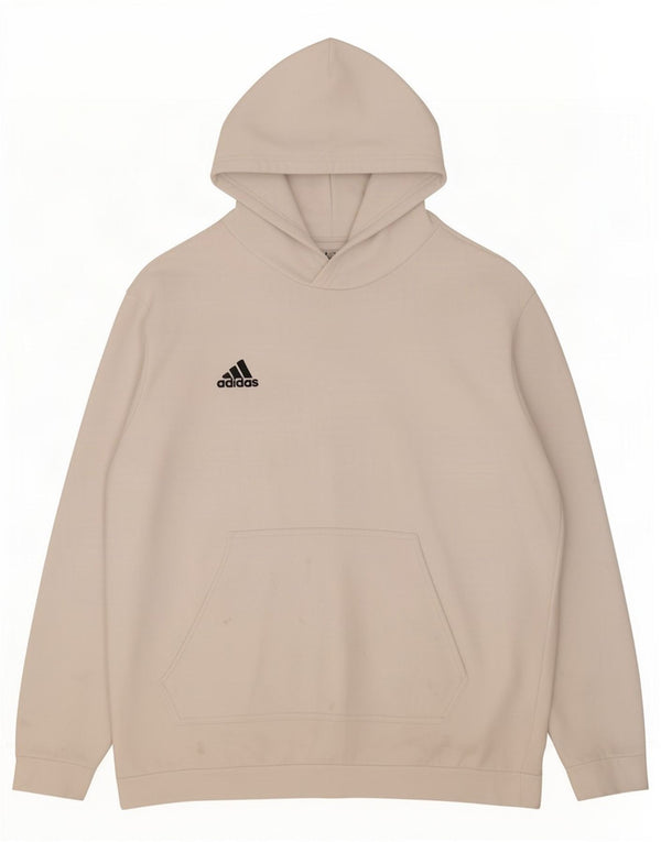 Adidas Mens Hoodie Jumper XL Algodão Branco