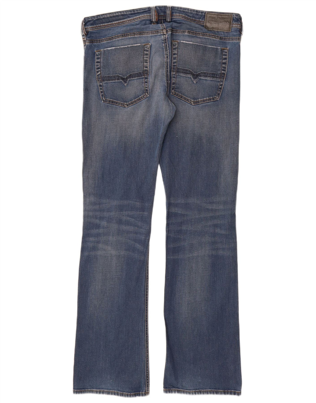 Jeans DIESEL feminino Zatiny Regular Bootcut W34 L34 azul algodão
