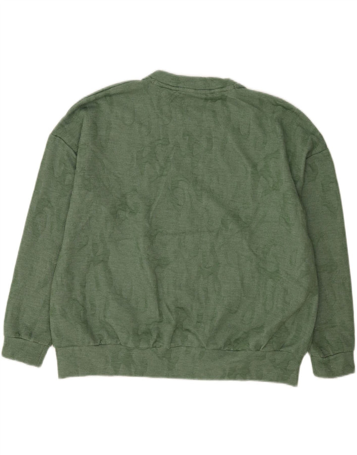 Under Armour Mens Graphic Loose Fit Moletom Jumper Pequeno Poliéster Verde
