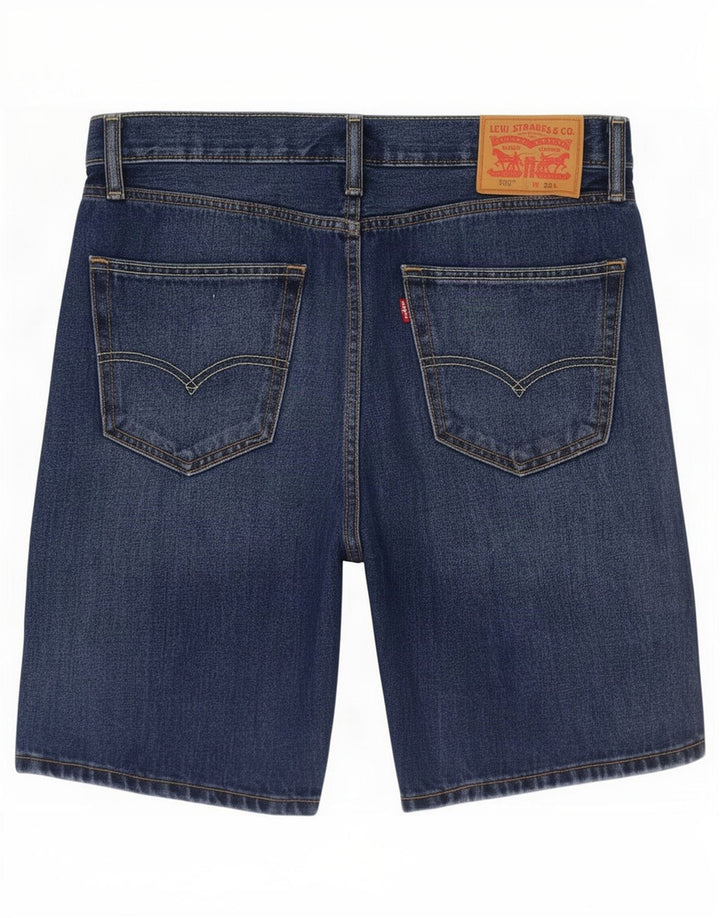 Shorts jeans masculino 502 Levi's W32 azul médio algodão