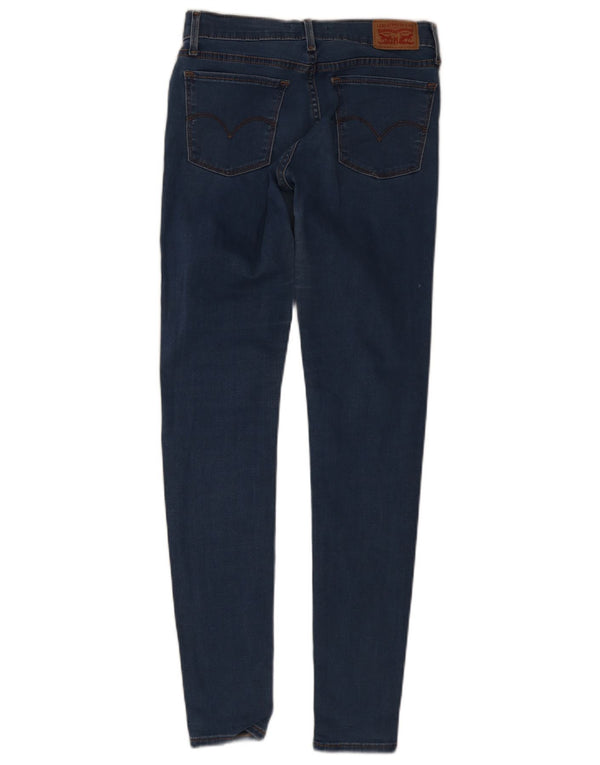 Calça jeans feminina Levi's 710 Super Skinny W27 L32 azul algodão
